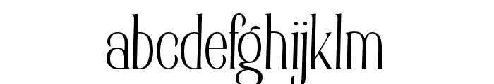 Elsain Extra Light Font LOWERCASE