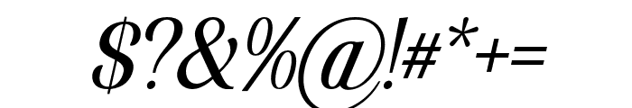 Elsain Italic Font OTHER CHARS