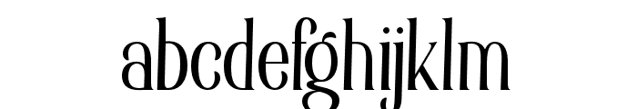 Elsain Light Font LOWERCASE