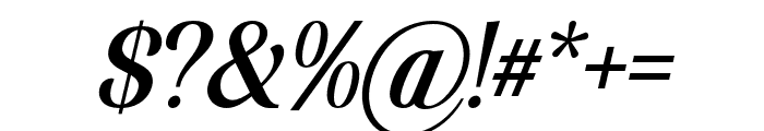 Elsain Medium Italic Font OTHER CHARS