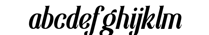 Elsain Medium Italic Font LOWERCASE