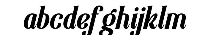 Elsain Semi Bold Italic Font LOWERCASE