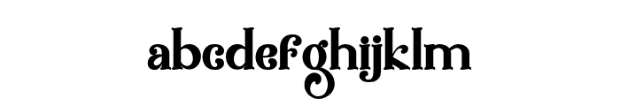 Elvery Font LOWERCASE