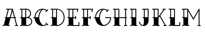 Elvishwild Bottom Shade Font LOWERCASE