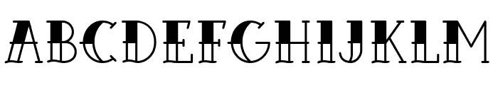 Elvishwild Top Shade Font UPPERCASE
