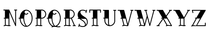 Elvishwild Top Shade Font LOWERCASE