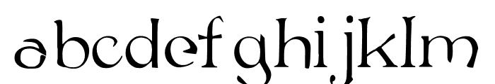 Elwell Font LOWERCASE