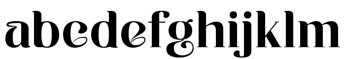 Elwin-Regular Font LOWERCASE