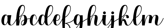 Elya-Regular Font LOWERCASE