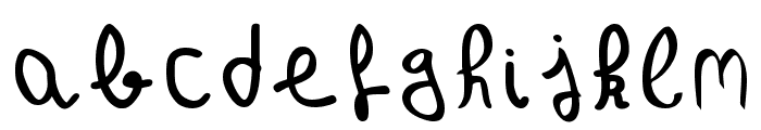 Elyvuf Regular Font LOWERCASE