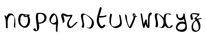 Elyvuf Regular Font LOWERCASE