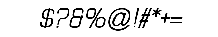 Elyzabeth Pro Semi Bold Italic Font OTHER CHARS