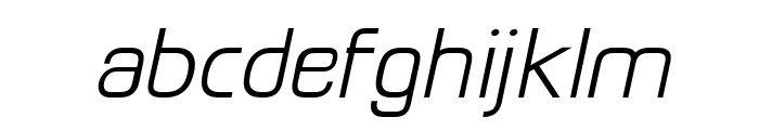 Elyzabeth Pro Semi Bold Italic Font LOWERCASE