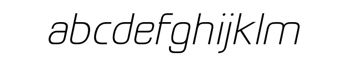 ElyzabethPro-Italic Font LOWERCASE