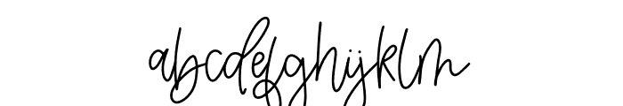 Emberglow Script Regular Font LOWERCASE