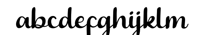 Emberly Font LOWERCASE