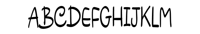 Embery Font UPPERCASE