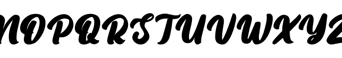 Emboh Italic Font UPPERCASE