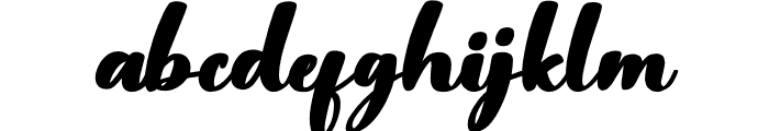 Emboh Italic Font LOWERCASE