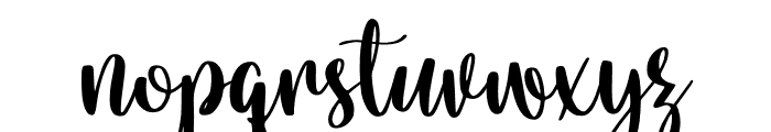 Embroida Font LOWERCASE