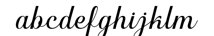 Emelina Scripts Font LOWERCASE