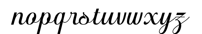 Emelina Scripts Font LOWERCASE