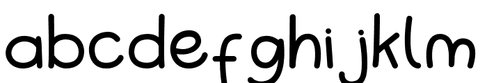 EmelyBrown-Regular Font LOWERCASE
