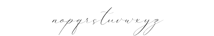 Emelystta Italic Font LOWERCASE