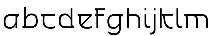 Emencut-ExtraLight Font LOWERCASE