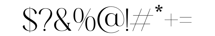 Emeralde Chamerions Serif Font OTHER CHARS