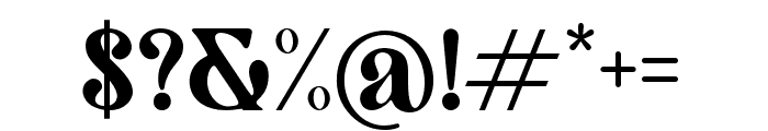 Emeratine-Regular Font OTHER CHARS