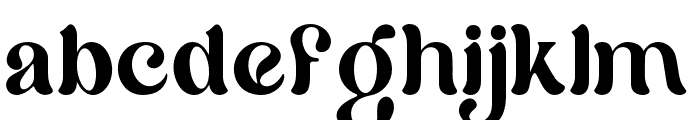 Emeratine-Regular Font LOWERCASE