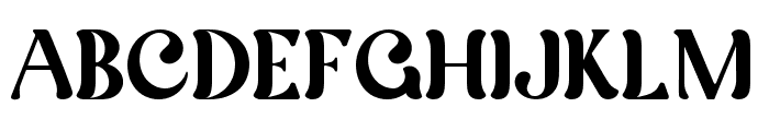 Emeratine Font UPPERCASE