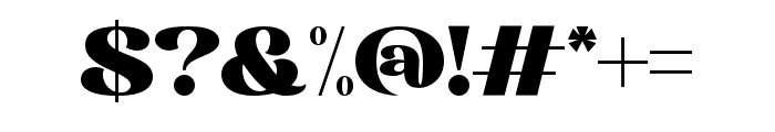 Emerge-Regular Font OTHER CHARS