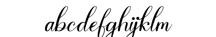 Emilleya Font LOWERCASE