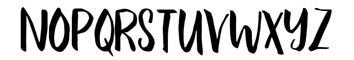 EmilySmilesBrush-Regular Font UPPERCASE