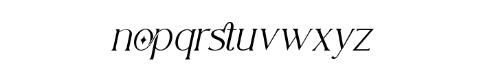 EmilyaRown-Italic Font LOWERCASE