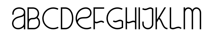 Emirose Thin Font LOWERCASE