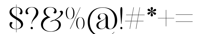 Emofera Regular Font OTHER CHARS