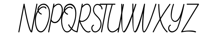 Emoly Signature Font UPPERCASE