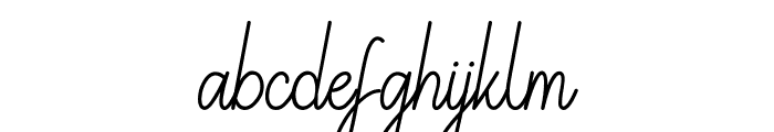 Emoly Signature Font LOWERCASE