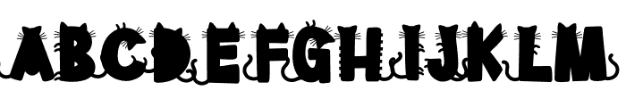 Emoticat CF Font LOWERCASE