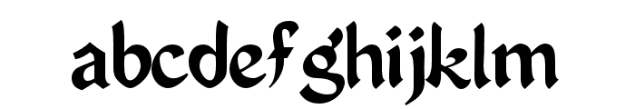 Enchant-Regular Font LOWERCASE