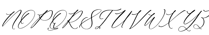Enchanted Hermion Script Italic Font UPPERCASE