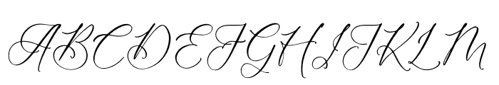 Enchanted Hermion Script Font UPPERCASE