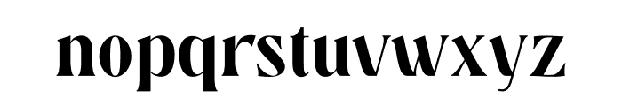 Endbrium Regular Font LOWERCASE