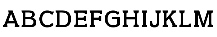 Endern regular Font UPPERCASE