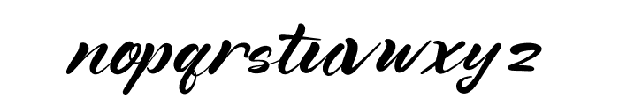 Endrip Script Font LOWERCASE