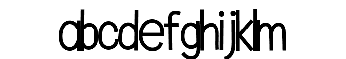 Energetic Font LOWERCASE