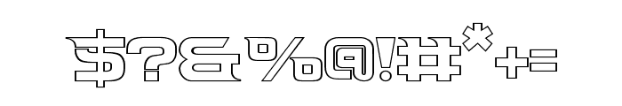 Energize-Outline Font OTHER CHARS